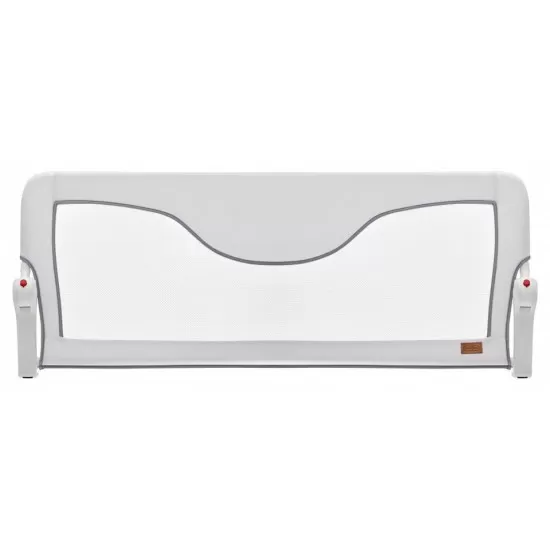 Protectie laterala pentru patut BabyJem Culoare Alb