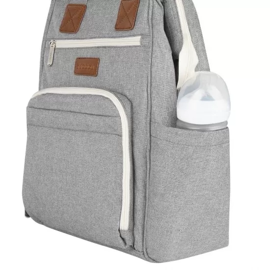 Rucsac multifunctional mamici Skiddou Astrid, Normandic Dream Gri Rucsac multifunctional mamici Skiddou Astrid, Normandic Dream Gri