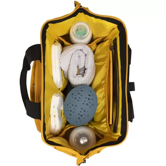 Rucsac multifunctional mamici Skiddou Galben Rucsac multifunctional mamici Skiddou Galben