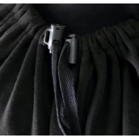 Sal pentru alaptare cu fereastra din tul BabyJem culoare Negru