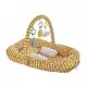 Salteluta Baby Nest cu bara jucarii Between parents Mustar Salteluta Baby Nest cu bara jucarii Between parents Mustar
