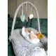 Salteluta Baby Nest cu bara jucarii Between parents Mustar Salteluta Baby Nest cu bara jucarii Between parents Mustar