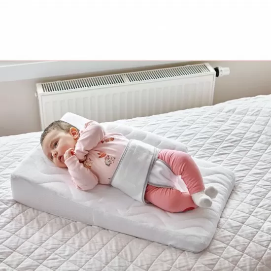 Salteluta pozitionator pentru bebelusi Baby Reflux Pillow Culoare Alb