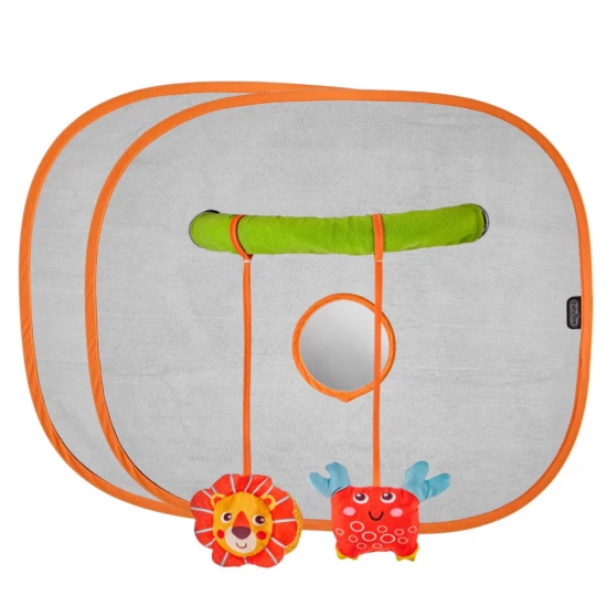 Set 2 parasolare cu jucarii si oglinda, BabyJem, 44x37 cm Set 2 parasolare cu jucarii si oglinda, BabyJem, 44x37 cm