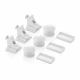 Set 3 sigurante magnetice pentru usi de dulapuri si sertare BabyJem Set 3 sigurante magnetice pentru usi de dulapuri si sertare BabyJem