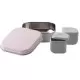 Set cutie cu 2 silipods pentru mancare bebelusi Miniware Grow bento, 3 piese, Cotton Candy+Grey Set cutie cu 2 silipods pentru mancare bebelusi Miniware Grow bento, 3 piese, Cotton Candy+Grey