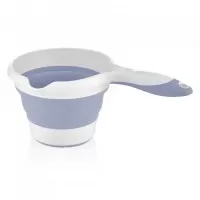 Set de baie cu 5 piese si cadita pliabila Babyjem Culoare Bleu