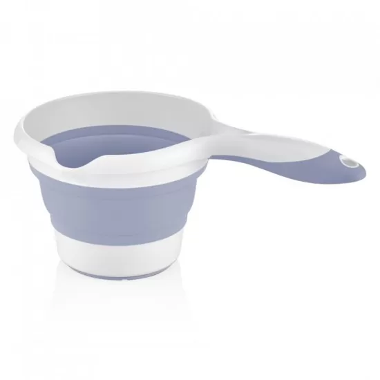 Set de baie cu 5 piese si cadita pliabila Babyjem Culoare Bleu Set de baie cu 5 piese si cadita pliabila Babyjem Culoare Bleu