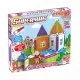 Set de constructie magnetic Supermag Casuta mea, 83 piese Set de constructie magnetic Supermag Casuta mea, 83 piese