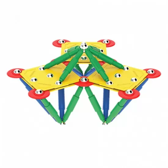 Set de constructie magnetic Supermag Classic 72 piese Set de constructie magnetic Supermag Classic 72 piese
