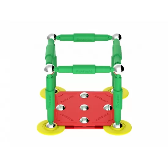 Set de constructie magnetic Supermag Classic 72 piese Set de constructie magnetic Supermag Classic 72 piese