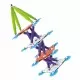 Set de constructie magnetic Supermag Color 98 piese Set de constructie magnetic Supermag Color 98 piese