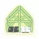 Set de constructie magnetic Supermag Glow 72 piese Set de constructie magnetic Supermag Glow 72 piese