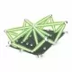 Set de constructie magnetic Supermag Glow 72 piese Set de constructie magnetic Supermag Glow 72 piese