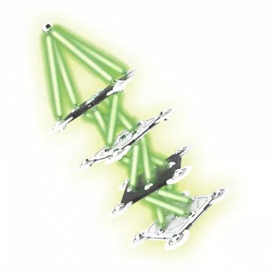 Set de constructie magnetic Supermag Glow 72 piese Set de constructie magnetic Supermag Glow 72 piese
