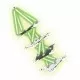 Set de constructie magnetic Supermag Glow 72 piese Set de constructie magnetic Supermag Glow 72 piese