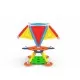 Set de constructie magnetic Supermag Projects Multicolor 45 piese