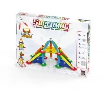 Set de constructie magnetic Supermag Projects Multicolor 60 piese