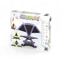Set de constructie magnetic Supermag Projects Tehnicolor 45 piese