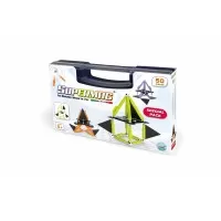 Set de constructie magnetic Supermag Projects Tehnicolor 50 piese