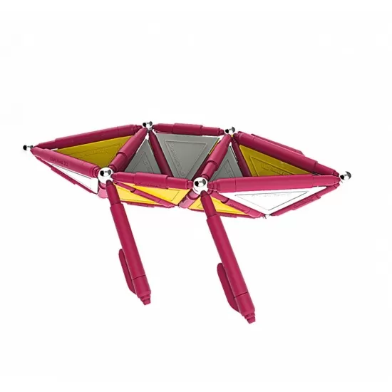 Set de constructie magnetic Supermag Trendy 116 piese Set de constructie magnetic Supermag Trendy 116 piese