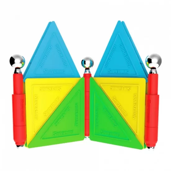 Set de constructie masini cu piese magnetice Supermag 50 piese Set de constructie masini cu piese magnetice Supermag 50 piese