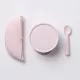 Set diversificare hrana bebelusi Miniware First Bites Deluxe, 100% din materiale naturale biodegradabile, 4 piese, Cotton candy Set diversificare hrana bebelusi Miniware First Bites Deluxe, 100% din materiale naturale biodegradabile, 4 piese, Cotton candy