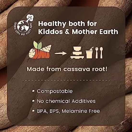 Set diversificare hrana bebelusi Miniware Healthy Meal, 100% din materiale naturale biodegradabile, 3 piese, Toffee/Peach Set diversificare hrana bebelusi Miniware Healthy Meal, 100% din materiale naturale biodegradabile, 3 piese, Toffee/Peach