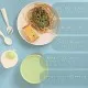 Set diversificare hrana bebelusi Miniware Little Foodie, 100% din materiale naturale biodegradabile, 6 piese, Vanilla Aqua Set diversificare hrana bebelusi Miniware Little Foodie, 100% din materiale naturale biodegradabile, 6 piese, Vanilla Aqua