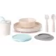 Set diversificare hrana bebelusi Miniware Little Foodie, 100% din materiale naturale biodegradabile, 6 piese, Vanilla Aqua Set diversificare hrana bebelusi Miniware Little Foodie, 100% din materiale naturale biodegradabile, 6 piese, Vanilla Aqua