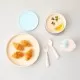Set diversificare hrana bebelusi Miniware Little Foodie, 100% din materiale naturale biodegradabile, 6 piese, Vanilla Aqua Set diversificare hrana bebelusi Miniware Little Foodie, 100% din materiale naturale biodegradabile, 6 piese, Vanilla Aqua