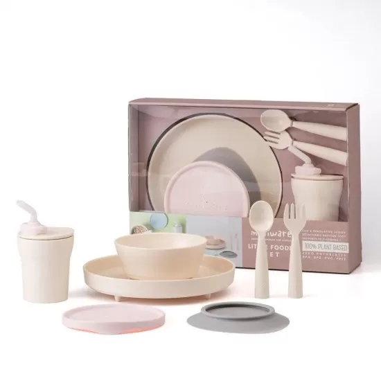 Set diversificare hrana bebelusi Miniware Little Foodie, 100% din materiale naturale biodegradabile, 6 piese, Vanilla+Cotton candy Set diversificare hrana bebelusi Miniware Little Foodie, 100% din materiale naturale biodegradabile, 6 piese, Vanilla+Cotton candy