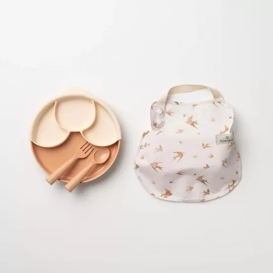Set diversificare hrana bebelusi Miniware Mini Sous Chef 100% din materiale naturale biodegradabile, 6 piese, Golden Harvest Set diversificare hrana bebelusi Miniware Mini Sous Chef 100% din materiale naturale biodegradabile, 6 piese, Golden Harvest