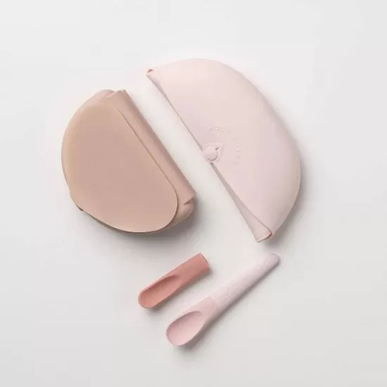 Set diversificare hrana bebelusi Miniware Sili Mini GO, 100% din materiale naturale biodegradabile, 3 piese, Pink Antioxidant Set diversificare hrana bebelusi Miniware Sili Mini GO, 100% din materiale naturale biodegradabile, 3 piese, Pink Antioxidant