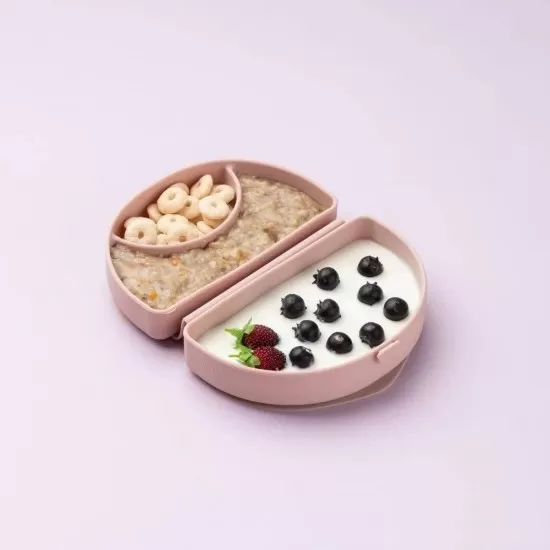 Set diversificare hrana bebelusi Miniware Sili Mini GO, 100% din materiale naturale biodegradabile, 3 piese, Pink Antioxidant Set diversificare hrana bebelusi Miniware Sili Mini GO, 100% din materiale naturale biodegradabile, 3 piese, Pink Antioxidant