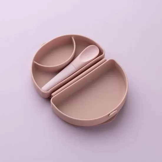 Set diversificare hrana bebelusi Miniware Sili Mini GO, 100% din materiale naturale biodegradabile, 3 piese, Pink Antioxidant Set diversificare hrana bebelusi Miniware Sili Mini GO, 100% din materiale naturale biodegradabile, 3 piese, Pink Antioxidant