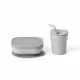 Set diversificare hrana bebelusi Miniware Sip&Snack, 100% din materiale naturale biodegradabile, 3 piese, Grey Set diversificare hrana bebelusi Miniware Sip&Snack, 100% din materiale naturale biodegradabile, 3 piese, Grey