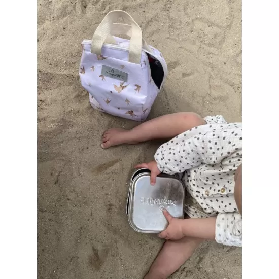 Set geanta termoizolanta Mealtote cu cutie Grow Bento Miniware Ready Go! Bento 4 piese Golden Swallow Set geanta termoizolanta Mealtote cu cutie Grow Bento Miniware Ready Go! Bento 4 piese Golden Swallow
