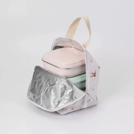 Set geanta termoizolanta Mealtote cu cutie Grow Bento Miniware Ready Go! Bento 4 piese Golden Swallow Set geanta termoizolanta Mealtote cu cutie Grow Bento Miniware Ready Go! Bento 4 piese Golden Swallow