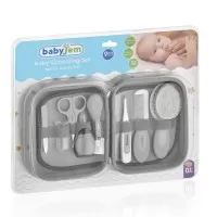Set ingrijire bebelusi cu 9 piese BabyJem Grooming Gri