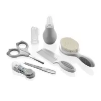 Set ingrijire copii cu 7 piese BabyJem Gri