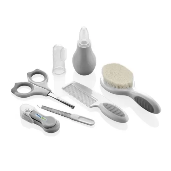 Set ingrijire copii cu 7 piese BabyJem Gri Set ingrijire copii cu 7 piese BabyJem Gri