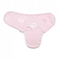 Sistem de infasare din bumbac 0-3 luni BabyJem Swaddle Roz