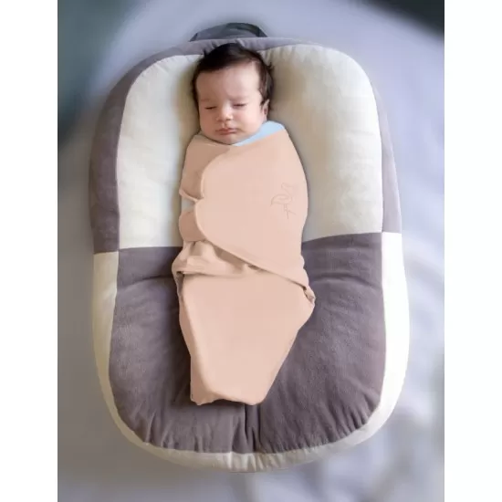 Sistem de infasare din bumbac 0-3 luni BabyJem Swaddle Bleu Sistem de infasare din bumbac 0-3 luni BabyJem Swaddle Bleu