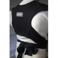 Sistem de purtare wrap elastic pentru bebelusi BabyJem Culoare Negru