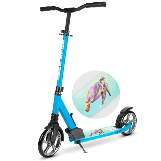 Trotineta Freestyle pliabila Scooter XL Turcoaz cu 2 roti Trotineta Freestyle pliabila Scooter XL Turcoaz cu 2 roti