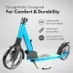 Trotineta Freestyle pliabila Scooter XL Turcoaz cu 2 roti Trotineta Freestyle pliabila Scooter XL Turcoaz cu 2 roti