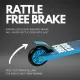 Trotineta Freestyle Scooter Albastru cu 2 roti Boldcube Trotineta Freestyle Scooter Albastru cu 2 roti Boldcube