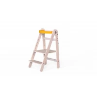 Turn de invatare pliabil MamaToyz Learning Tower din lemn Galben