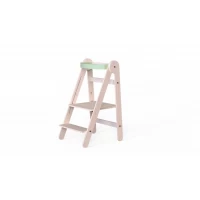 Turn de invatare pliabil MamaToyz Learning Tower din lemn Verde